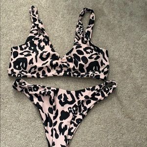 cheetah print bikini